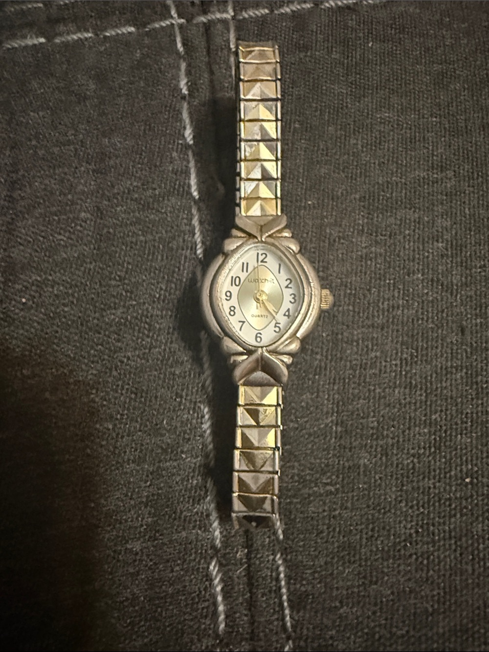 Westclox Vintage Two-Tone Gold & Silver Women's Analog Quartz Watch
